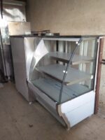 Round glass display counter refrigerator and metai counter - Image 17