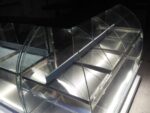 Round glass display counter refrigerator and metai counter - Image 4