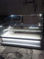 Round glass display counter refrigerator and metai counter - Image 6