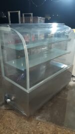 Round glass display counter refrigerator and metai counter - Image 5